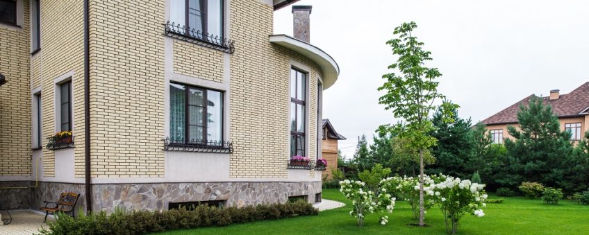 ландшафтные работы частного дома